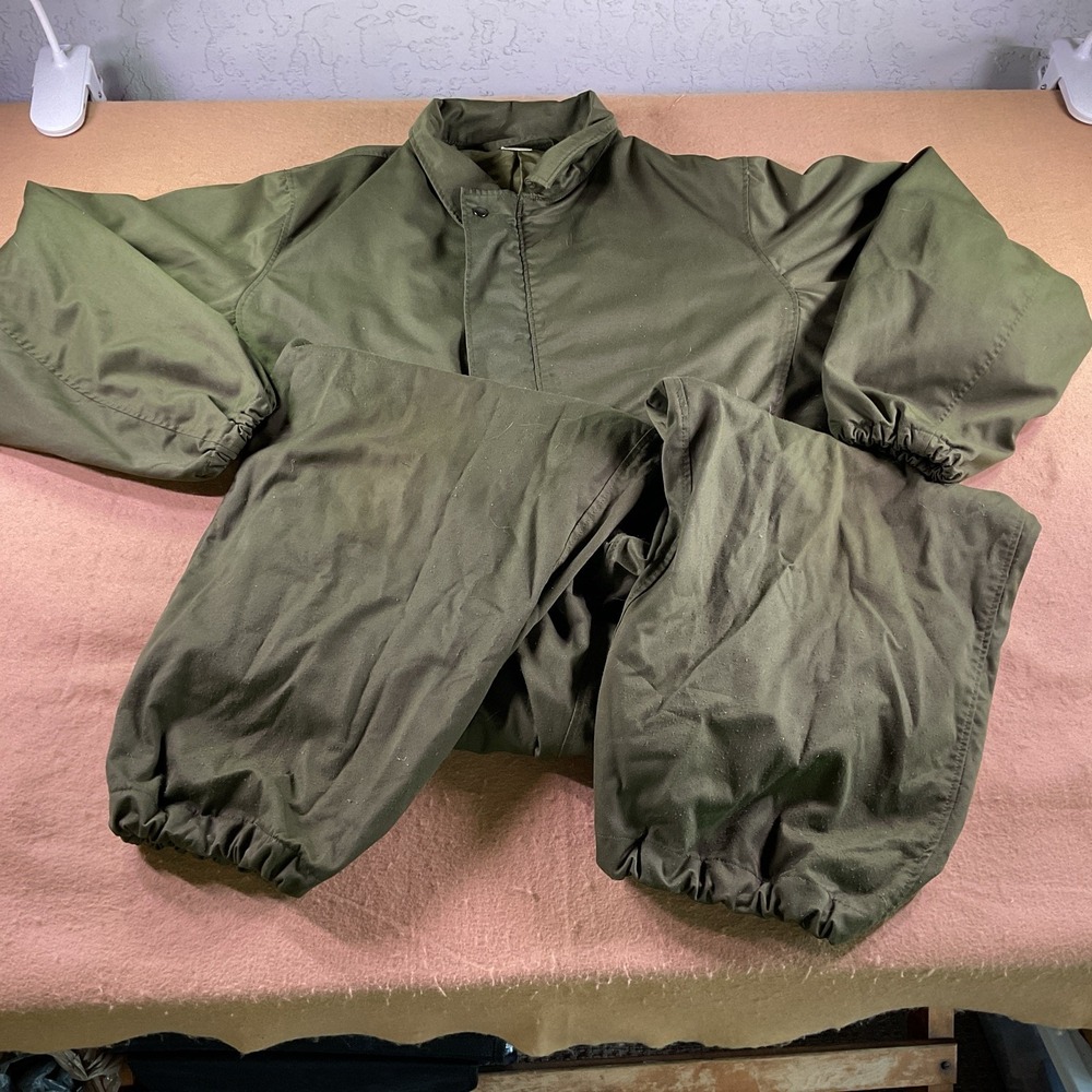 Vintage US Military Mechanic Coveralls Mens Medium Cold Weather 8415-00-753-6484